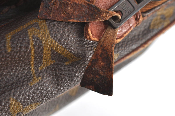 Authentic Louis Vuitton Monogram Amazone Shoulder Cross Bag Old Model Junk K8210