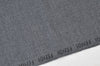 Authentic FENDI Vintage Winter Scarf Shawl Logo Design Wool Gray K8213