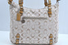 Authentic COACH Signature 2Way Tote Bag Canvas Enamel F17580 Beige K8215