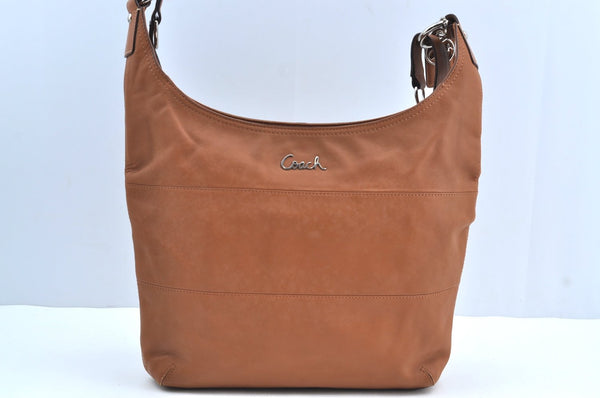 Authentic COACH Vintage Shoulder Cross Body Bag Purse Leather 17116 Brown K8216