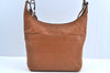Authentic COACH Vintage Shoulder Cross Body Bag Purse Leather 17116 Brown K8216