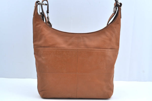 Authentic COACH Vintage Shoulder Cross Body Bag Purse Leather 17116 Brown K8216
