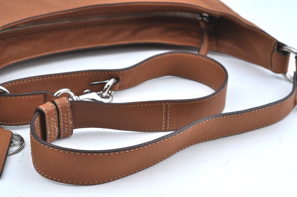 Authentic COACH Vintage Shoulder Cross Body Bag Purse Leather 17116 Brown K8216