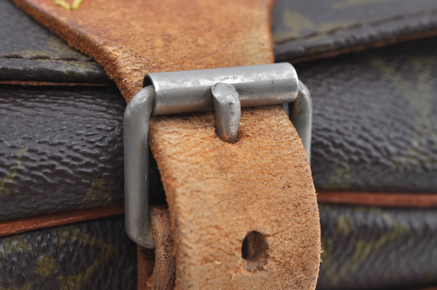 Authentic Louis Vuitton Monogram Cartouchiere GM Shoulder Bag Old Model LV K8217