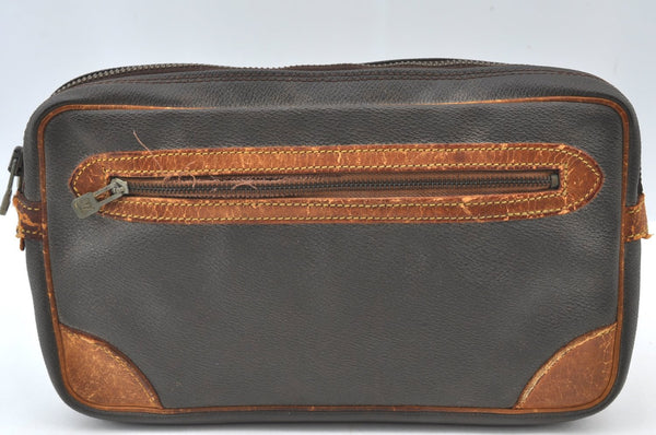 Auth Louis Vuitton Monogram Marly Dragonne Clutch Hand Bag Old Model Junk K8219