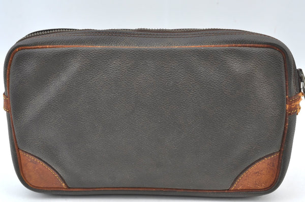 Auth Louis Vuitton Monogram Marly Dragonne Clutch Hand Bag Old Model Junk K8219