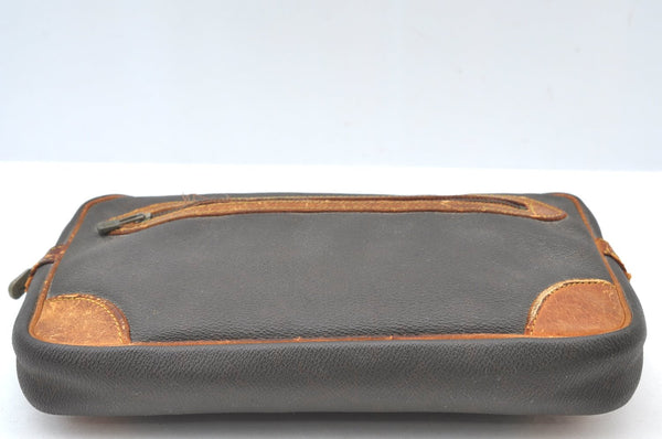 Auth Louis Vuitton Monogram Marly Dragonne Clutch Hand Bag Old Model Junk K8219