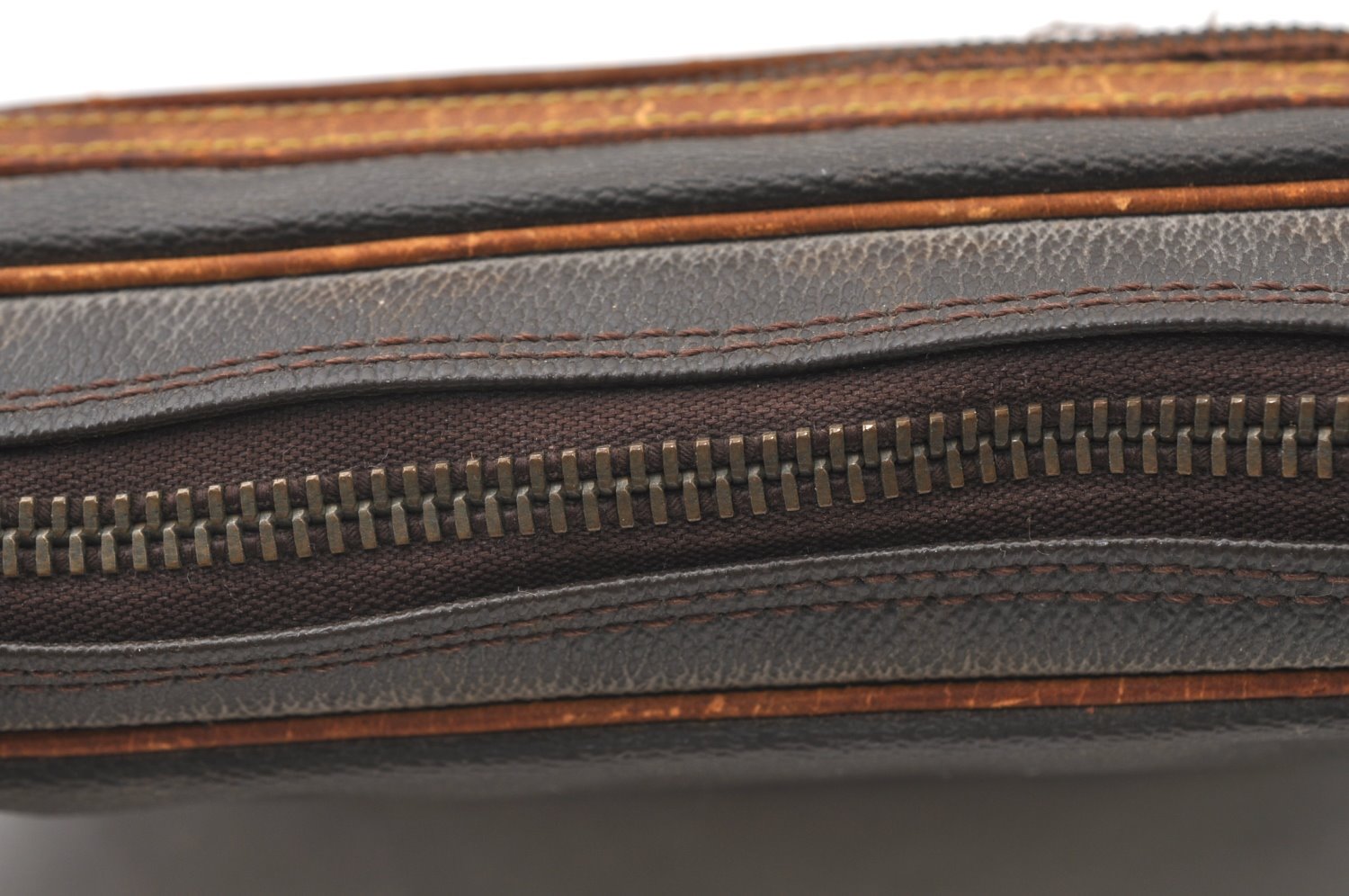 Auth Louis Vuitton Monogram Marly Dragonne Clutch Hand Bag Old Model Junk K8219