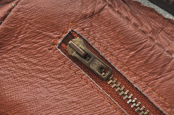 Auth Louis Vuitton Monogram Marly Dragonne Clutch Hand Bag Old Model Junk K8219