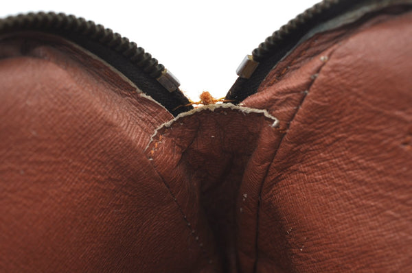 Auth Louis Vuitton Monogram Marly Dragonne Clutch Hand Bag Old Model Junk K8219