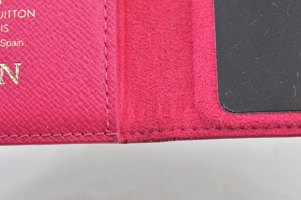 Authentic Louis Vuitton Monogram Folio Iphone 7 8 Case Pink M61906 LV K8221