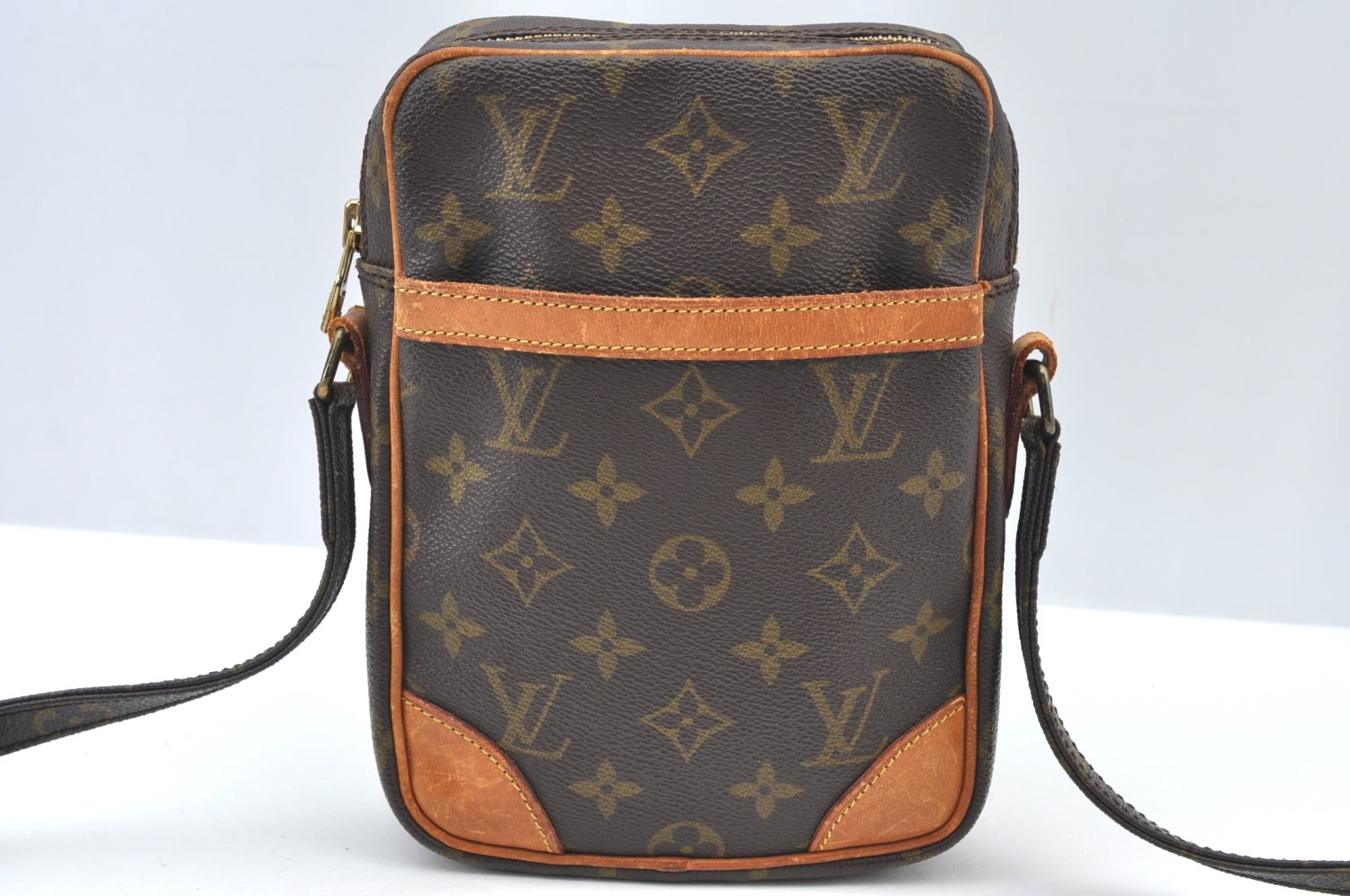 Authentic Louis Vuitton Monogram Danube Shoulder Cross Body Bag M45266 LV K8222