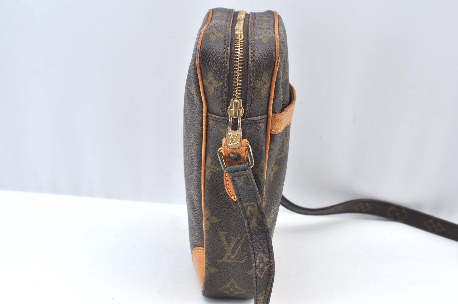Authentic Louis Vuitton Monogram Danube Shoulder Cross Body Bag M45266 LV K8222