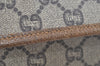 Authentic GUCCI GG Plus Clutch Hand Bag Purse PVC Leather Brown K8224