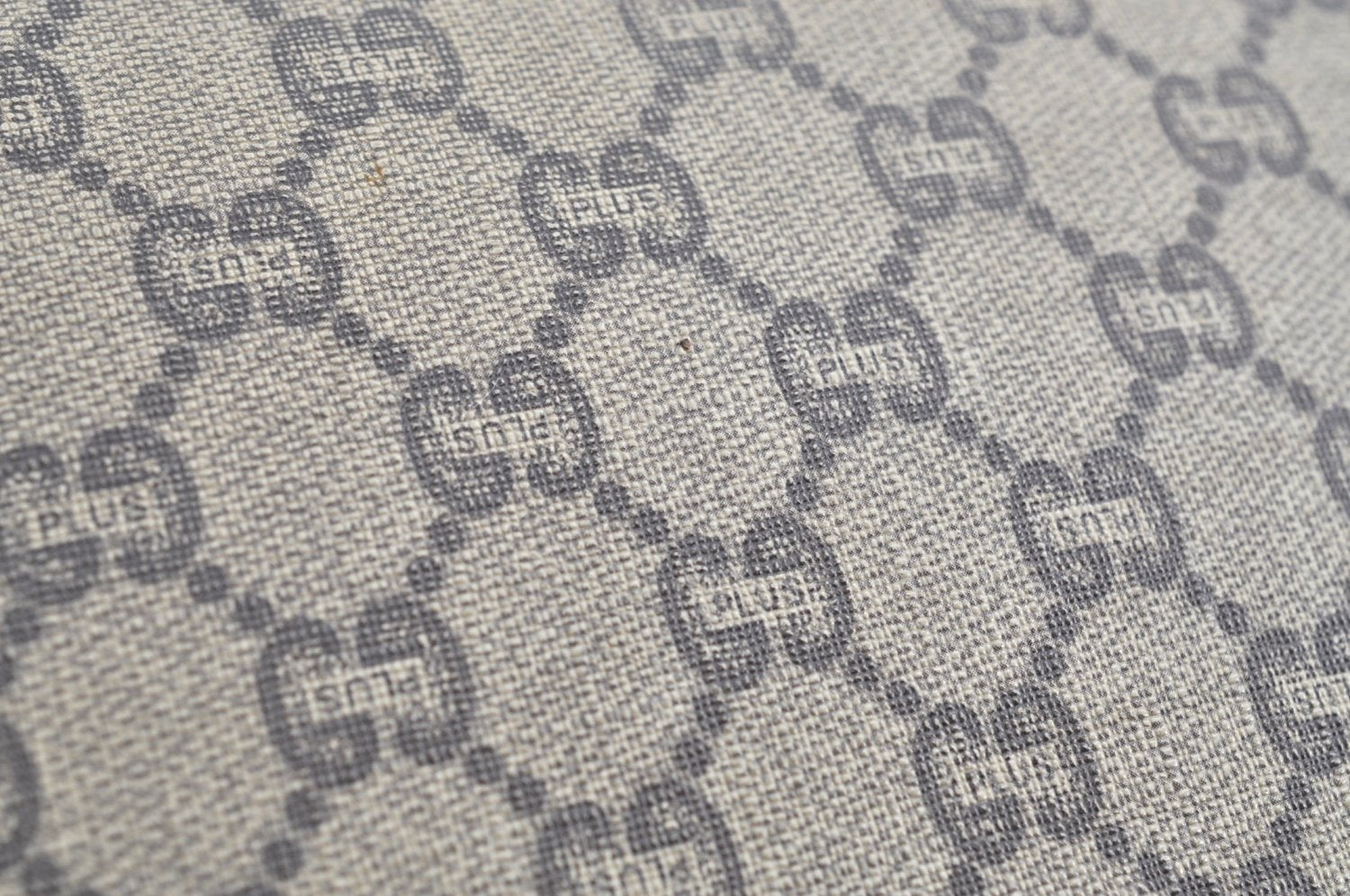 Authentic GUCCI GG Plus Clutch Hand Bag Purse PVC Leather Brown K8224