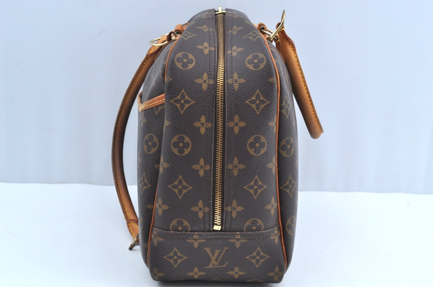 Authentic Louis Vuitton Monogram Deauville Hand Bag M47270 LV Junk K8226