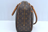 Authentic Louis Vuitton Monogram Deauville Hand Bag M47270 LV Junk K8226