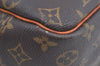 Authentic Louis Vuitton Monogram Deauville Hand Bag M47270 LV Junk K8226