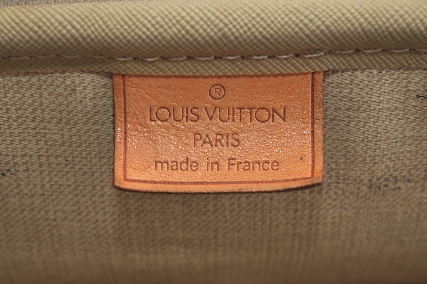 Authentic Louis Vuitton Monogram Deauville Hand Bag M47270 LV Junk K8226