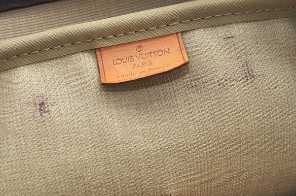 Authentic Louis Vuitton Monogram Deauville Hand Bag M47270 LV Junk K8226