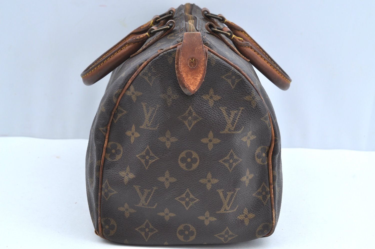 Authentic Louis Vuitton Monogram Speedy 30 Hand Boston Bag M41526 LV K8227
