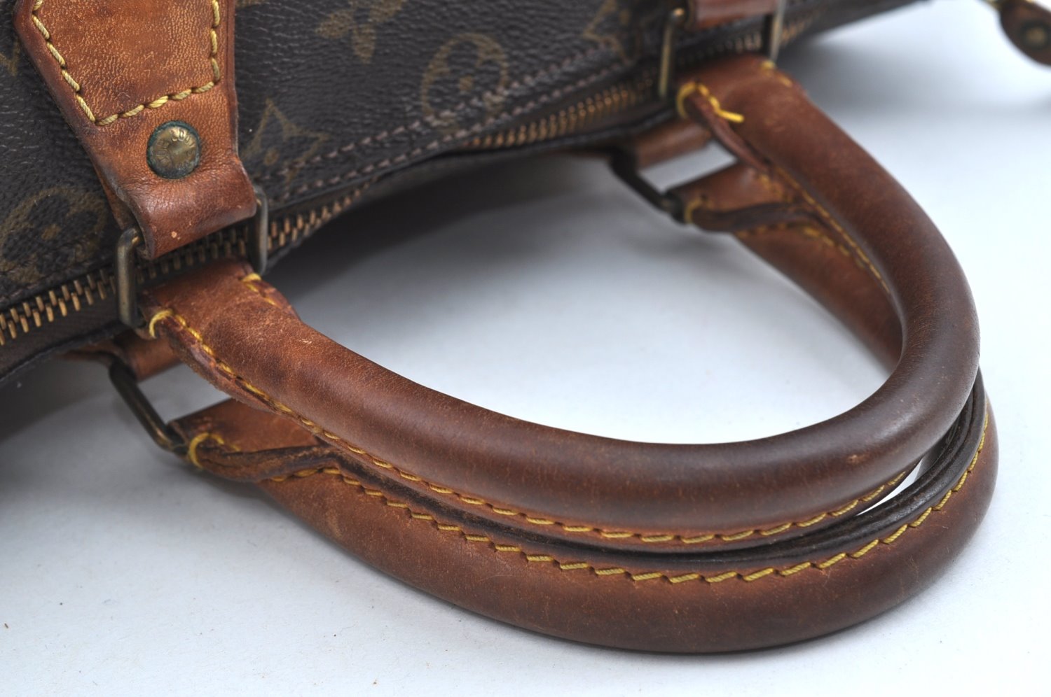 Authentic Louis Vuitton Monogram Speedy 30 Hand Boston Bag M41526 LV K8227