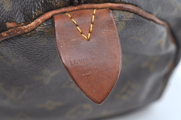 Authentic Louis Vuitton Monogram Speedy 30 Hand Boston Bag M41526 LV K8227