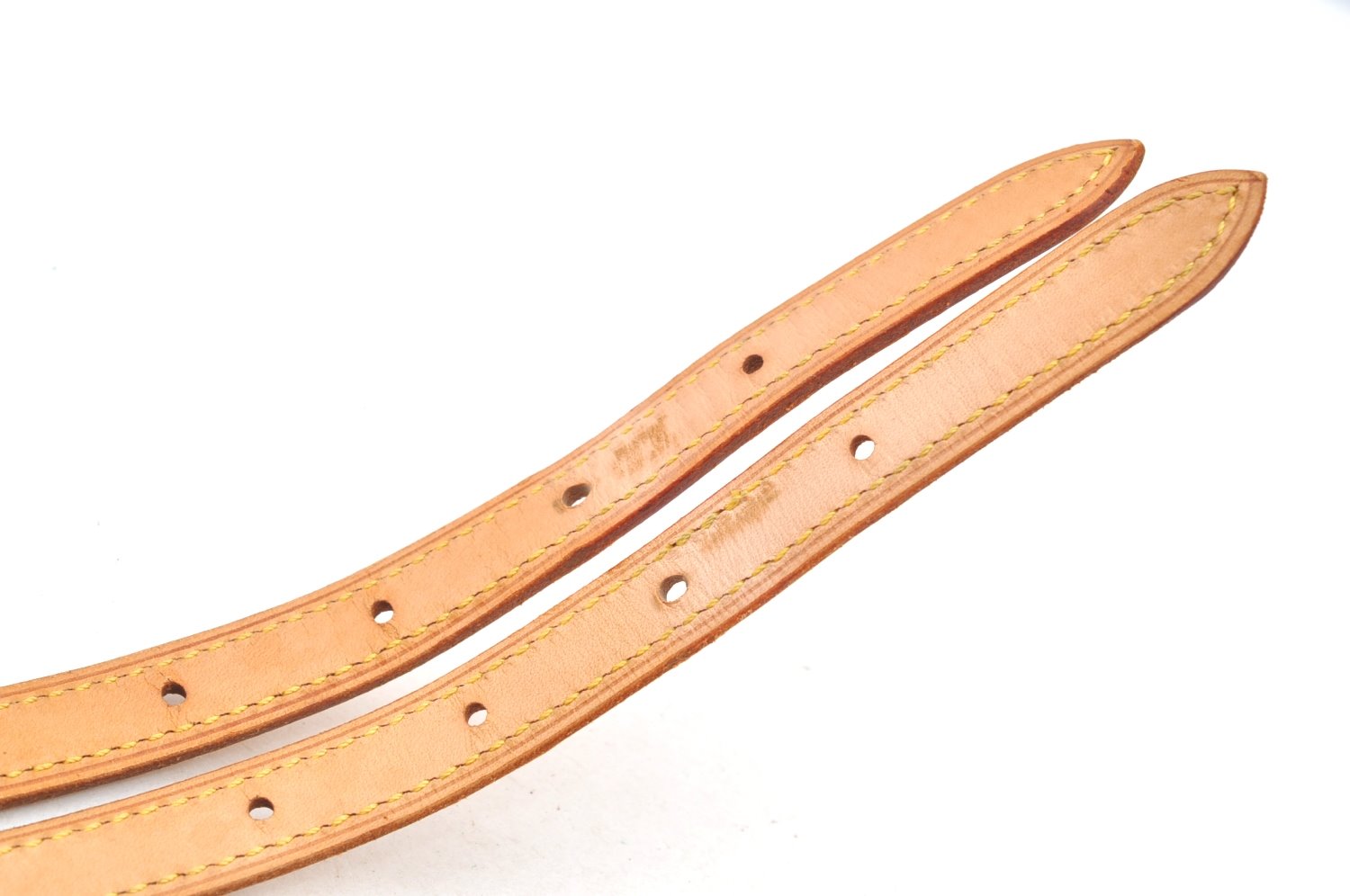 Authentic Louis Vuitton Leather Shoulder Strap For Bucket PM 27.6