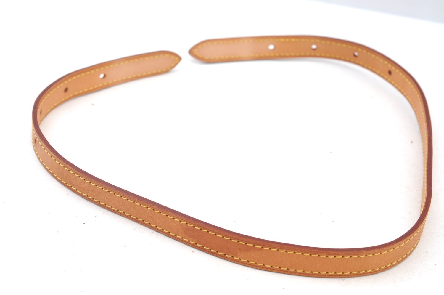 Authentic Louis Vuitton Leather Shoulder Strap For Bucket PM 27.6