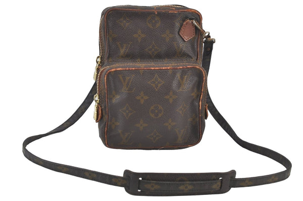 Authentic Louis Vuitton Monogram Amazone Shoulder Cross Body Bag Old Model K8235