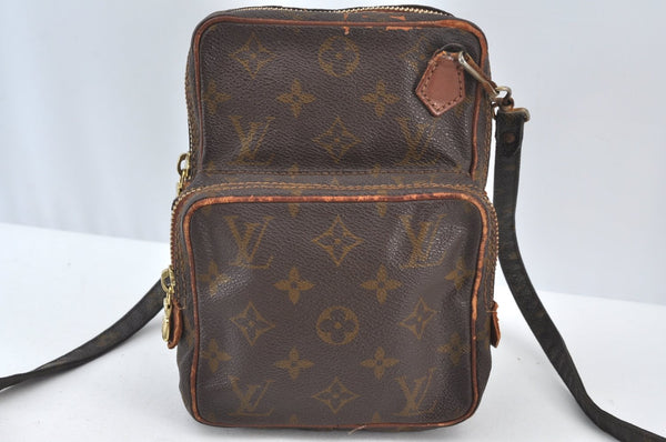Authentic Louis Vuitton Monogram Amazone Shoulder Cross Body Bag Old Model K8235