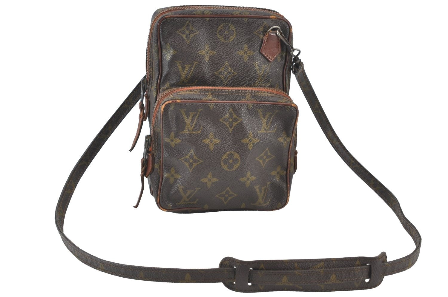 Authentic Louis Vuitton Monogram Mini Amazone Shoulder Cross Bag Old Model K8236