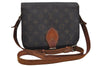 Authentic Louis Vuitton Monogram Cartouchiere MM Shoulder Bag Old Model K8237