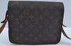 Authentic Louis Vuitton Monogram Cartouchiere MM Shoulder Bag Old Model K8237