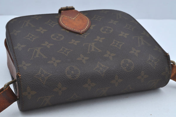 Authentic Louis Vuitton Monogram Cartouchiere MM Shoulder Bag Old Model K8237