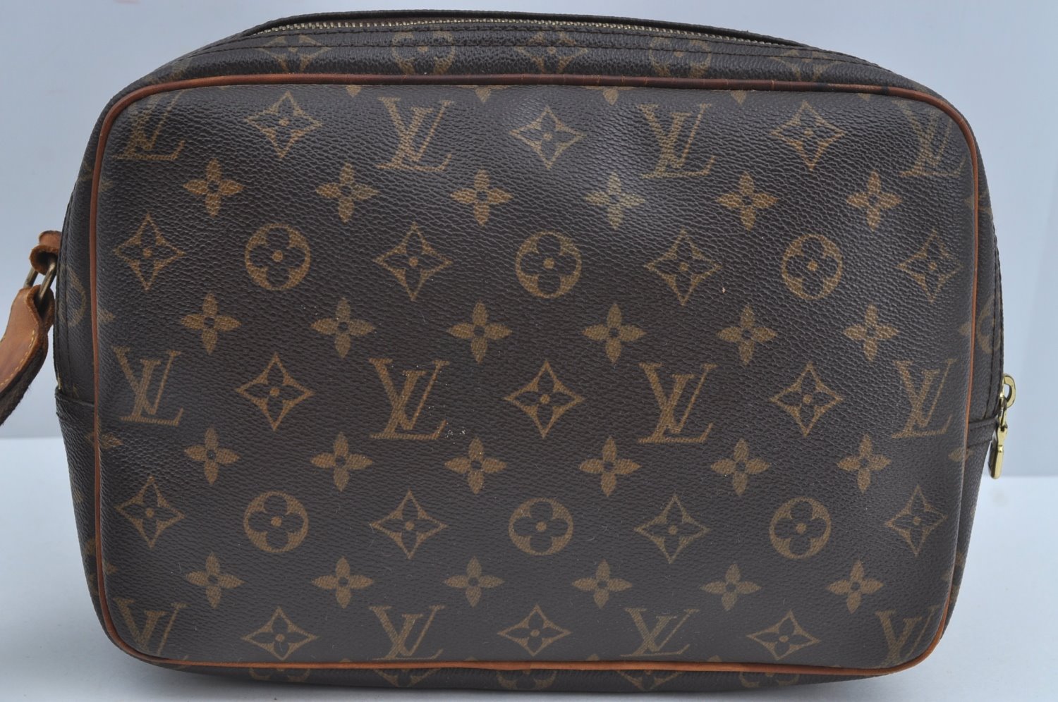 Authentic Louis Vuitton Monogram Reporter PM Shoulder Bag M45254 LV Junk K8238