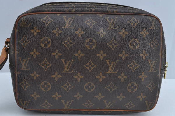 Authentic Louis Vuitton Monogram Reporter PM Shoulder Bag M45254 LV Junk K8238