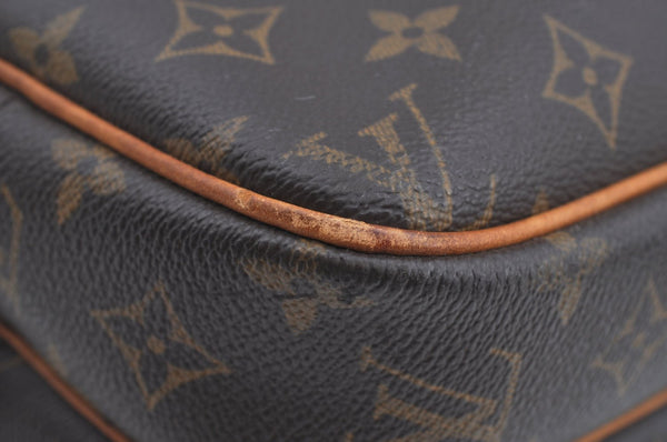 Authentic Louis Vuitton Monogram Reporter PM Shoulder Bag M45254 LV Junk K8238