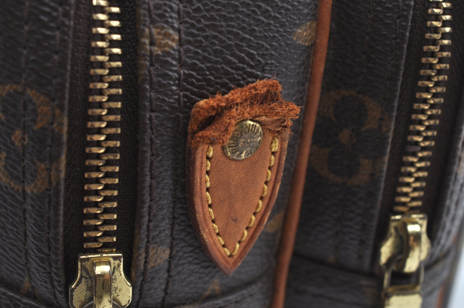 Authentic Louis Vuitton Monogram Reporter PM Shoulder Bag M45254 LV Junk K8238