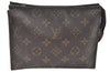 Authentic Louis Vuitton Monogram Poche Toilette 19 M47544 Cosmetics Pouch K8241