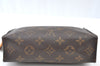 Authentic Louis Vuitton Monogram Poche Toilette 19 M47544 Cosmetics Pouch K8241