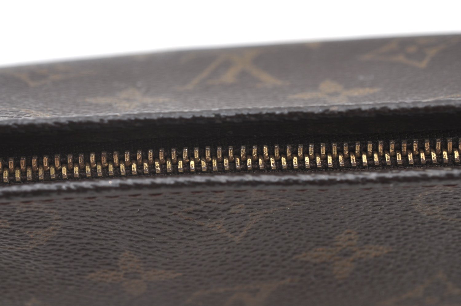 Authentic Louis Vuitton Monogram Poche Toilette 19 M47544 Cosmetics Pouch K8241