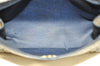 Authentic GUCCI GG Plus Vintage Clutch Hand Bag Purse PVC Leather Navy K8246