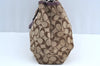 Authentic COACH Signature 2Way Shoulder Tote Bag Canvas Leather Brown K8248