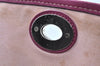 Authentic COACH Signature Shoulder Cross Bag Canvas Leather F15171 Brown K8249