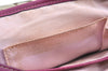 Authentic COACH Signature Shoulder Cross Bag Canvas Leather F15171 Brown K8249