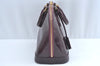 Authentic Louis Vuitton Vernis Alma PM Hand Bag Purse Purple LV K8262