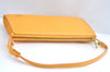 Authentic Louis Vuitton Epi Pochette Accessoires Pouch Yellow M52959 LV K8265