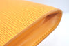 Authentic Louis Vuitton Epi Pochette Accessoires Pouch Yellow M52959 LV K8265