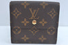 Authentic Louis Vuitton Monogram Portefeuille Elise Wallet Purse M61654 LV K8267